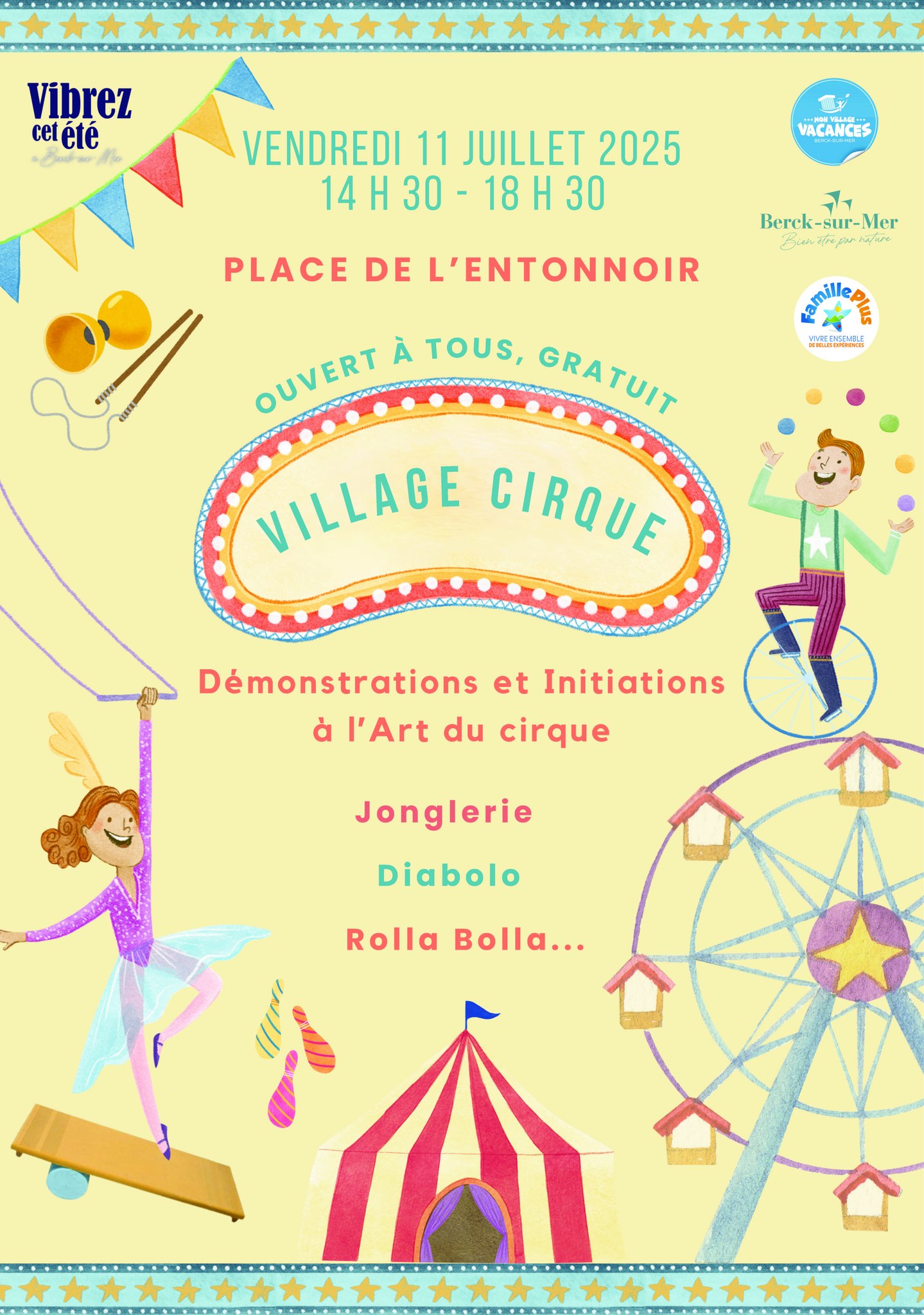 Village Cirque - Ateliers d'initiation