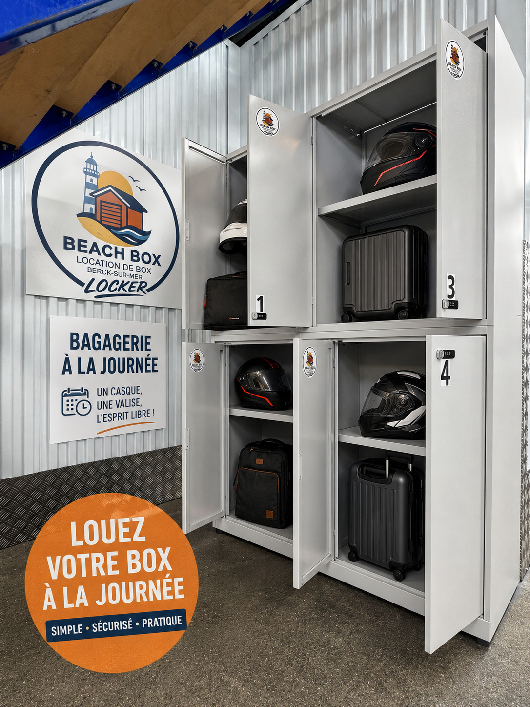 Beach Box Locker - Location de box