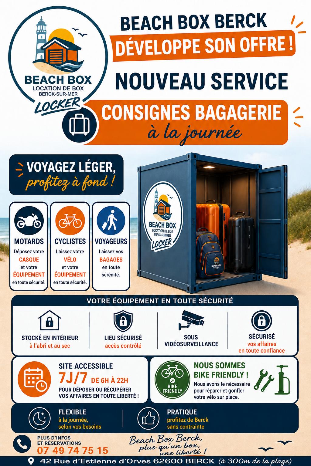 Beach Box Locker - Location de box